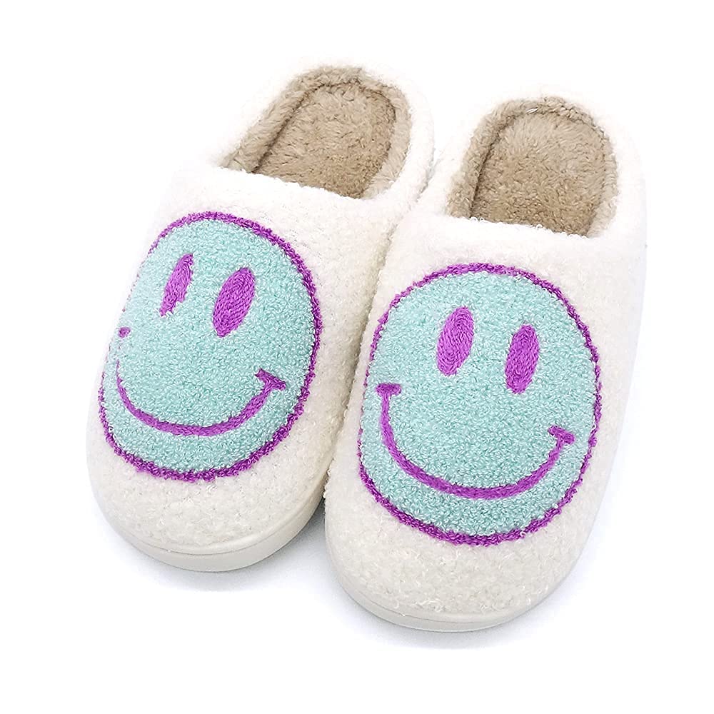 smiley face slippers