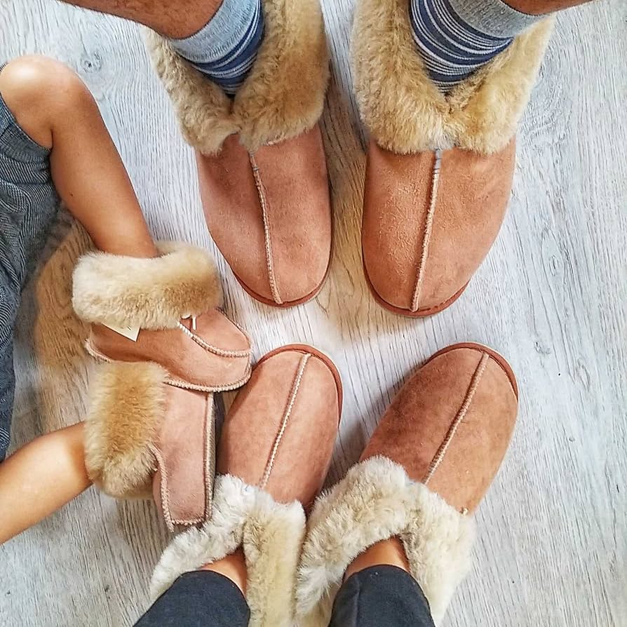 women's shearling slippers