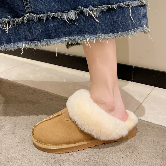 shearling slippers