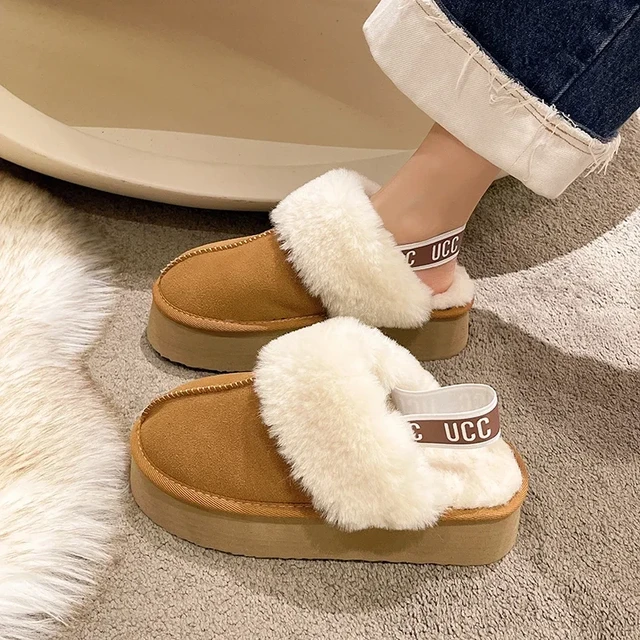 shearling slippers