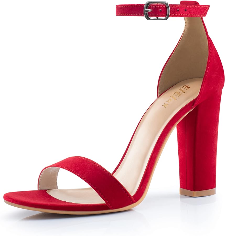 red high heel shoes