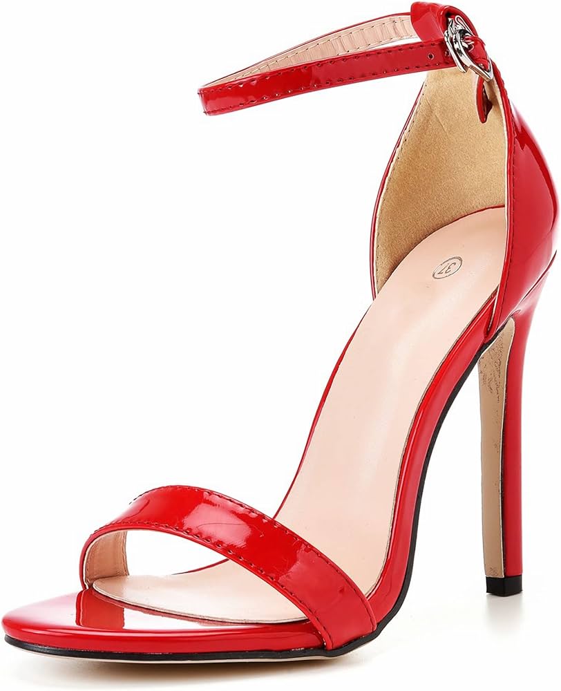 red high heel shoes