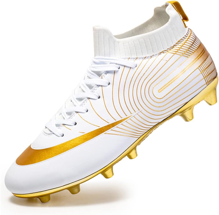 gold soccer cleats