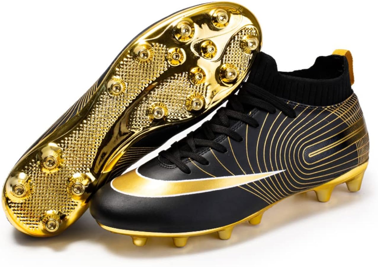 gold soccer cleats