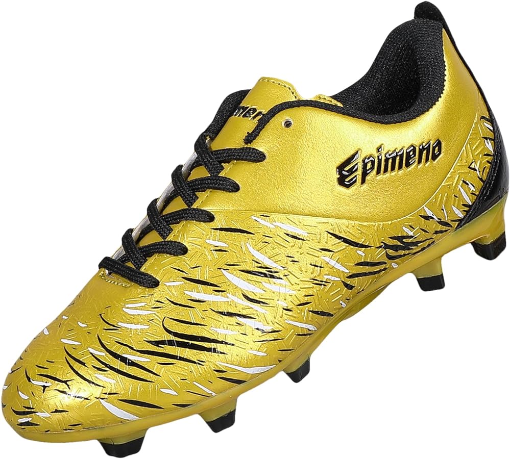 gold soccer cleats